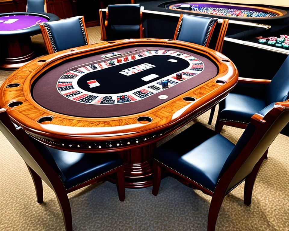 personalized poker table