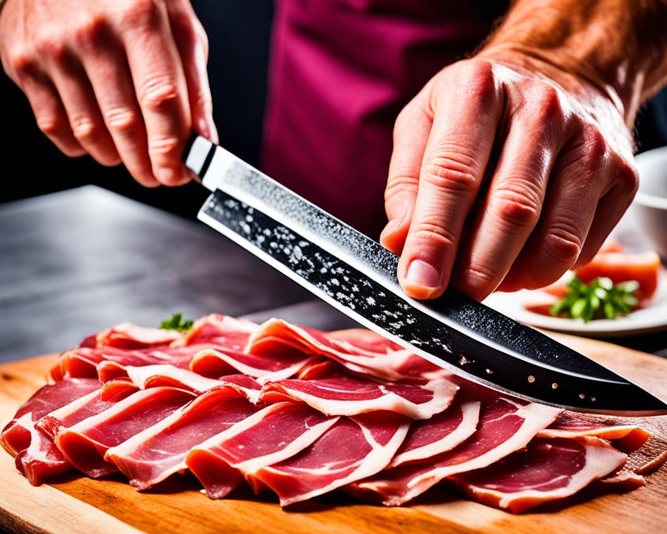 jamon iberico slicing