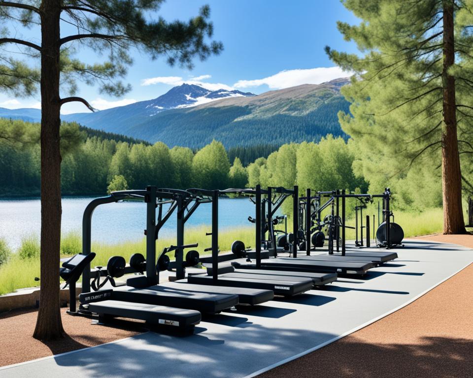 outdoor gym location